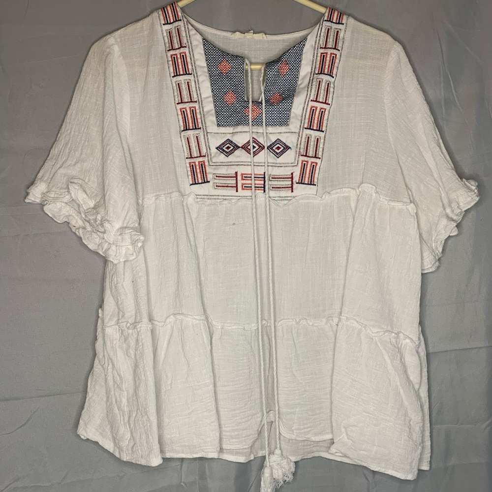 Embroidered top!